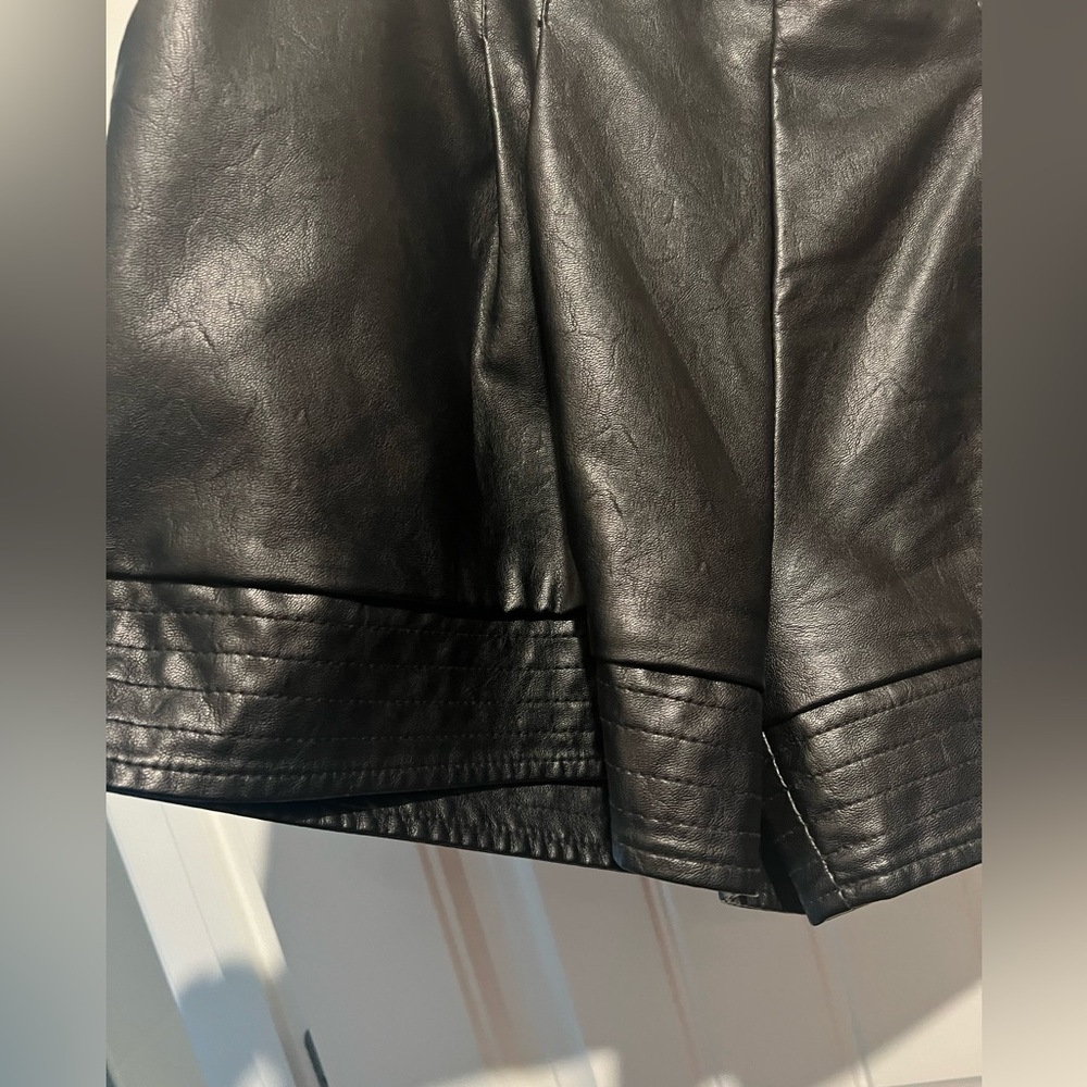 Faux Leather shorts